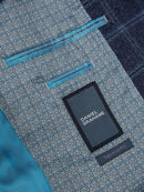 Dale Check Jacket - Slate Blue