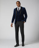 Velvet Jacket - Slate Blue