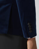 Velvet Jacket - Slate Blue