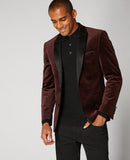 Velvet Jacket - Wine