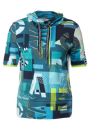 All Over Print Shirt - Teal Blue