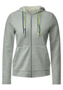 Fine Stripe Hoodie - Vanilla White