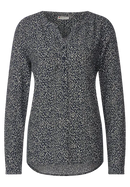 Bamika All Over Print Blouse - Deep Blue