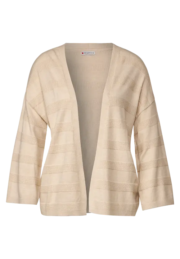 Kimono Structure Cardigan - Light Smooth Sand