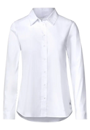 Shirt Collar Blouse - White