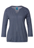 Print Jersey Shirt - Deep Blue