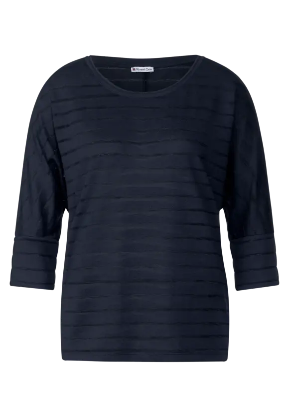 Stripe Dessin Shirt - Deep Blue