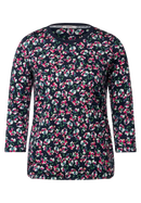 Flower Basic Shirt - Deep Blue