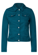Denim Jacket - Teal Blue