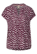 Splitneck Shirtblouse - Tamed Berry