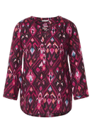 Bamika All Over Print Blouse - Tamed Berry