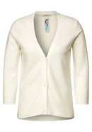 Buttoned Cardigan - Raw Sand Beige