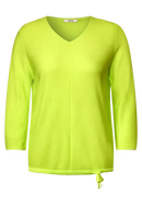 V Neck Jumper - Limelight Yellow