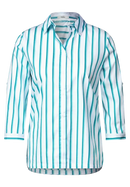 Stripe Blouse - Clary Mint
