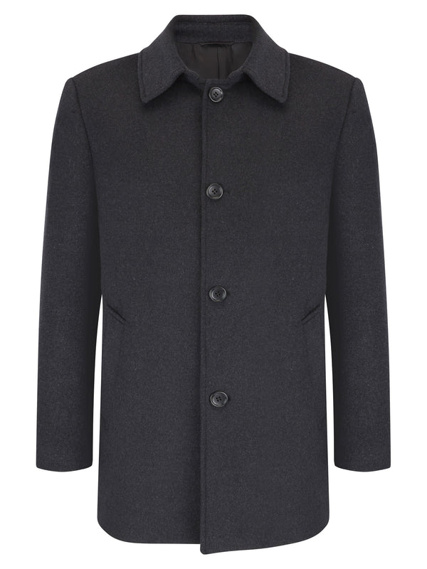 Branson Overcoat - Charcoal