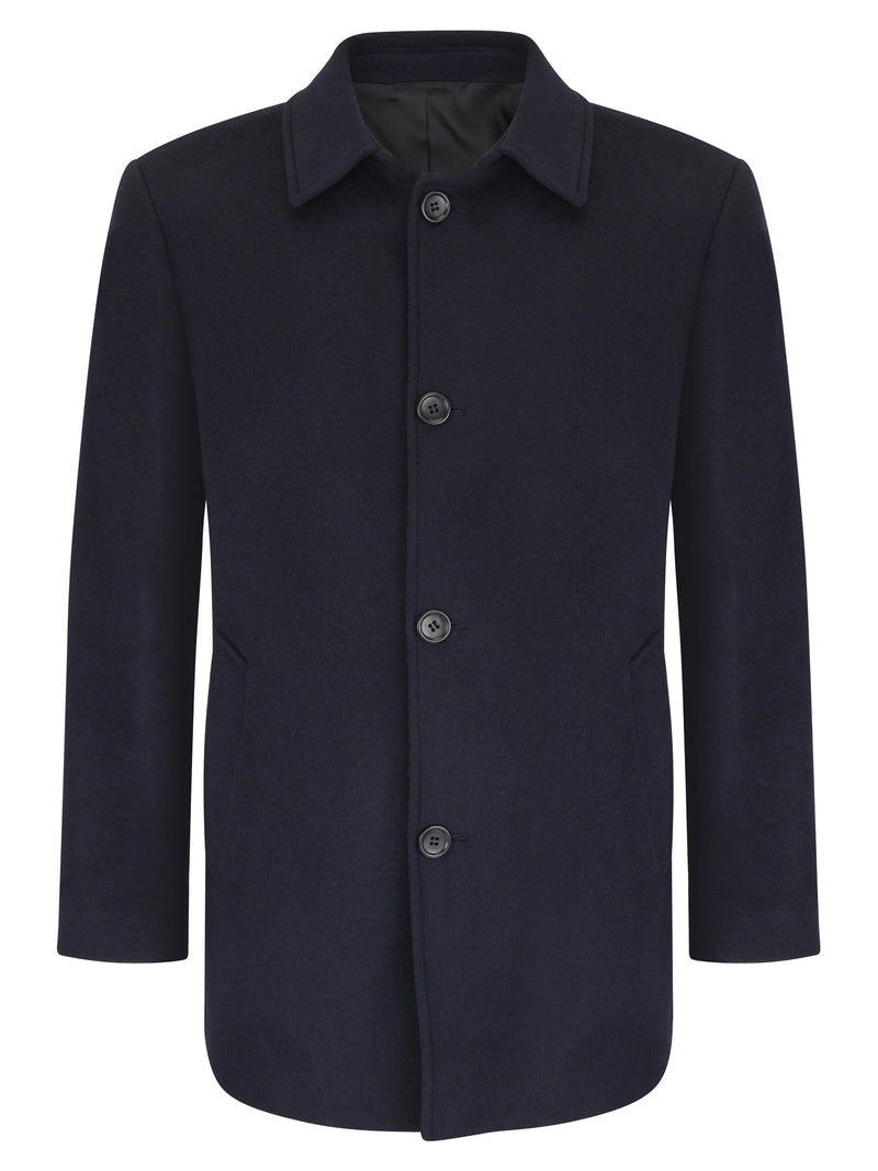 Branson Overcoat - Navy2