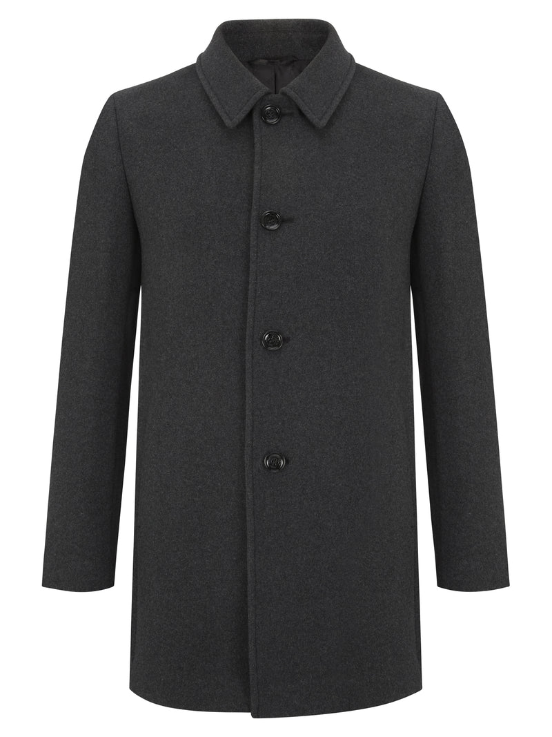 Rowan Overcoat - Charcoal