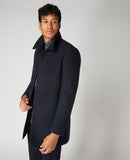 Rowan Overcoat - Navy2