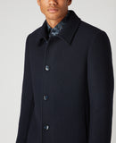 Rowan Overcoat - Navy2