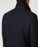 Rowan Overcoat - Navy2