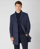 Quinn Overcoat - Slate Blue