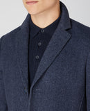 Quinn Overcoat - Slate Blue