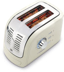 Turbo 2 Slice Toaster Cream