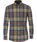Long Sleeve Check Shirt - Tangarine