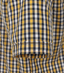 Casual Fit Button Down Check Shirt - Yellow