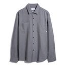 Brookes Long Sleeve Overshirt - Grey Marl