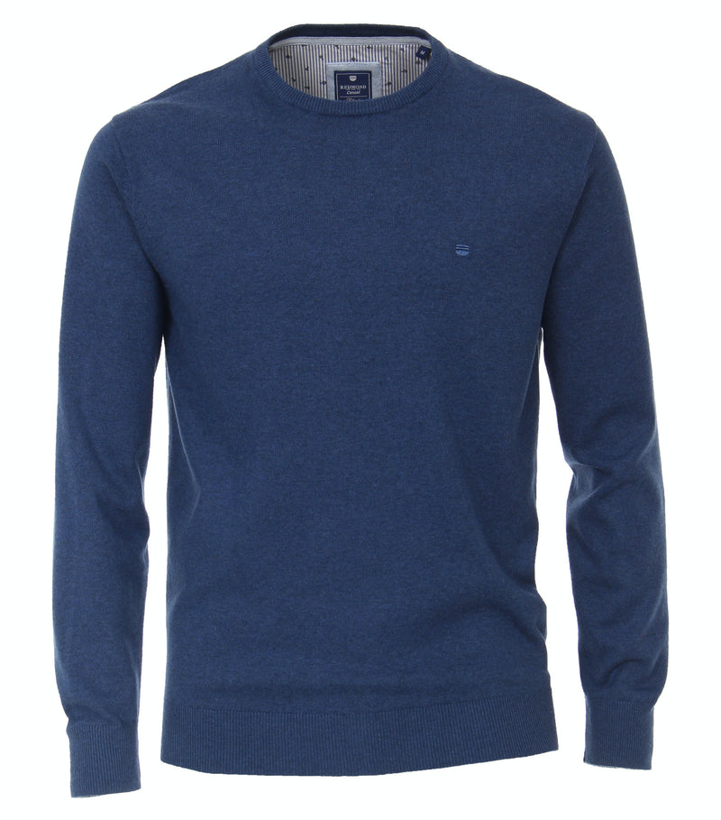 Crew Neck Jumper - Midnight Blue
