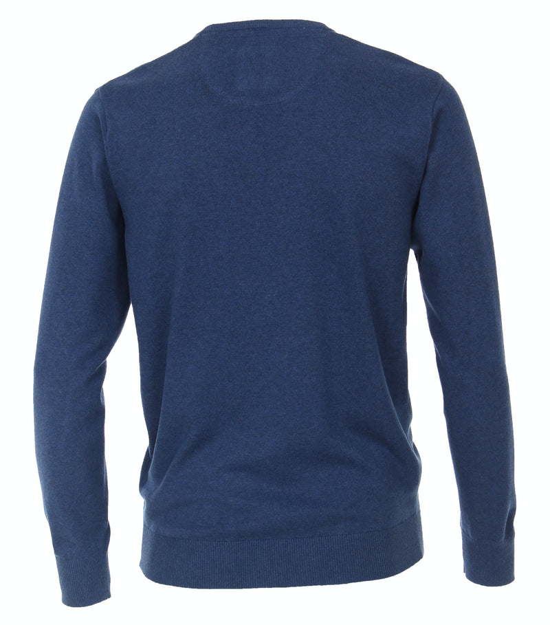 Crew Neck Jumper - Midnight Blue