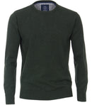 Crew Neck Jumper - Forest Green