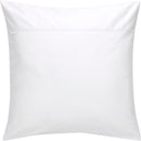 500TC Cotton Sateen European Pillowcase - Snow