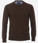 Crew Neck Jumper - Brown