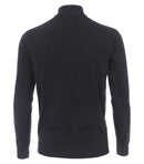 Plain Polo Neck Jumper - Navy