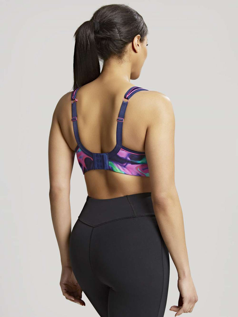 Wired Sports Bra - Cyber Swirl