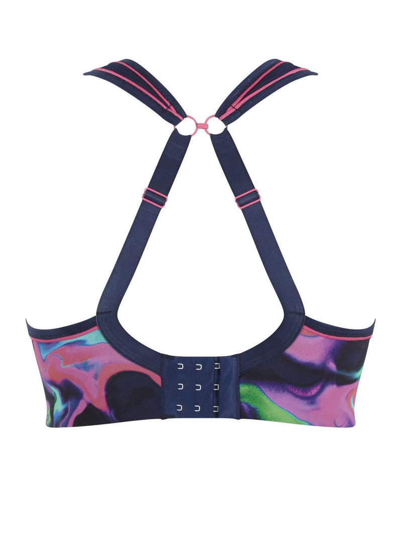Wired Sports Bra - Cyber Swirl