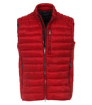 Plain Padded Gilet - Red