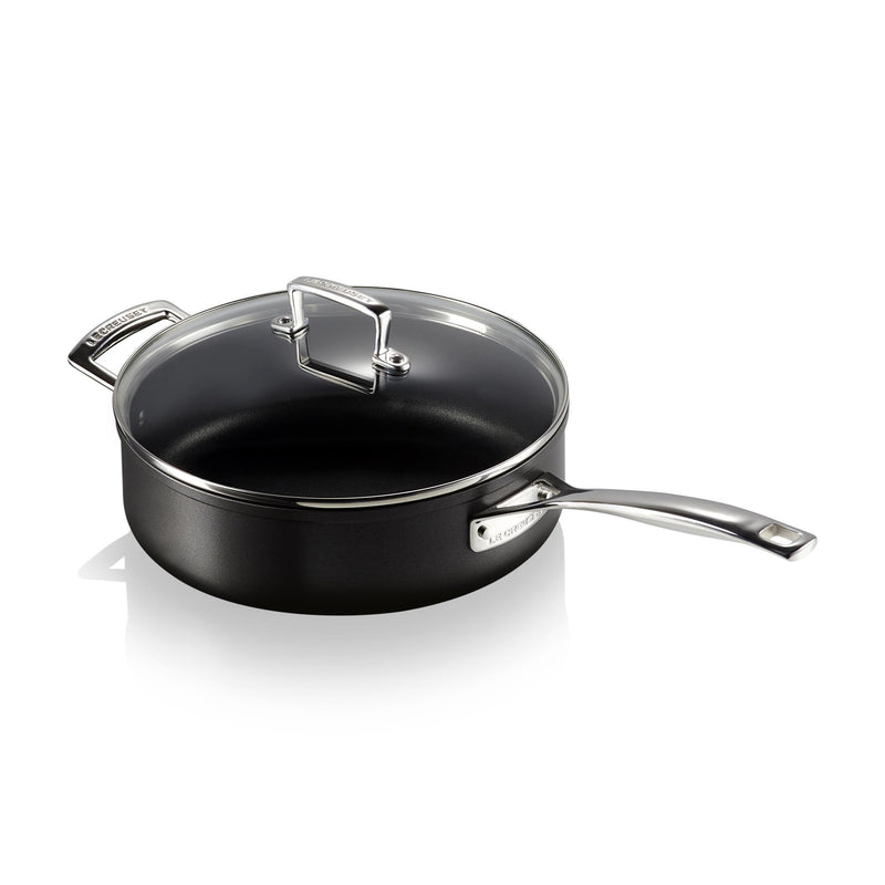 Toughened Non-Stick Saute Pan And Glass Lid 26cm