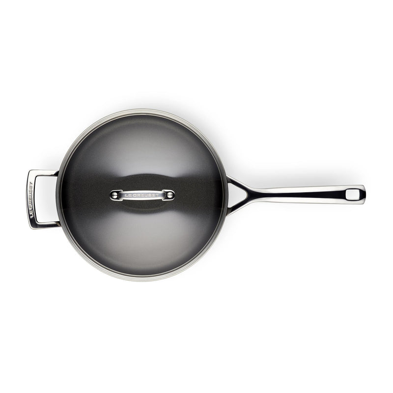 Toughened Non-Stick Saute Pan And Glass Lid 26cm