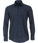 Long Sleeve Print Shirt - Light Blue
