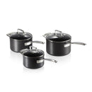 3 Piece Toughened Non-Stick Saucepan Set