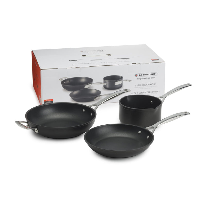 3 Piece Toughened Non-Stick Cookware Set