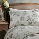 Campion Duvet Cover Set - Green/Coral