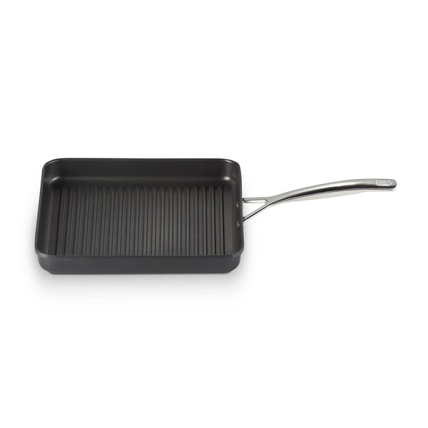 Toughened Non-Stick Square Grill With Long Handle 28cm