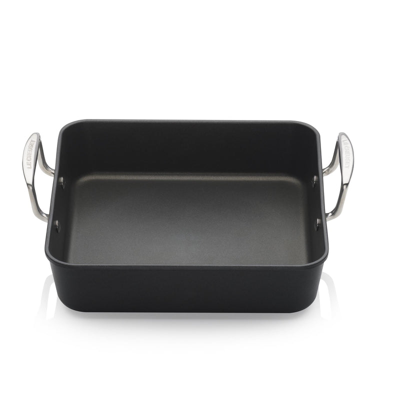 Le Creuset Black Square Roasting Pan – 26x26cm Non-Stick & Oven Safe