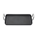 Toughened Non-Stick Ribbed Rectangular Grill 35cm