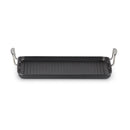 Toughened Non-Stick Ribbed Rectangular Grill 35cm