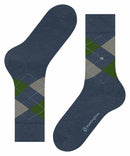 Wool Mix Argyle - Pacific Blue